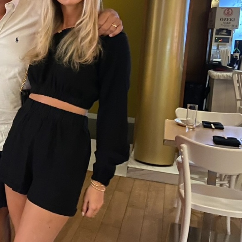 Black Two-Piece Set. Worn once.